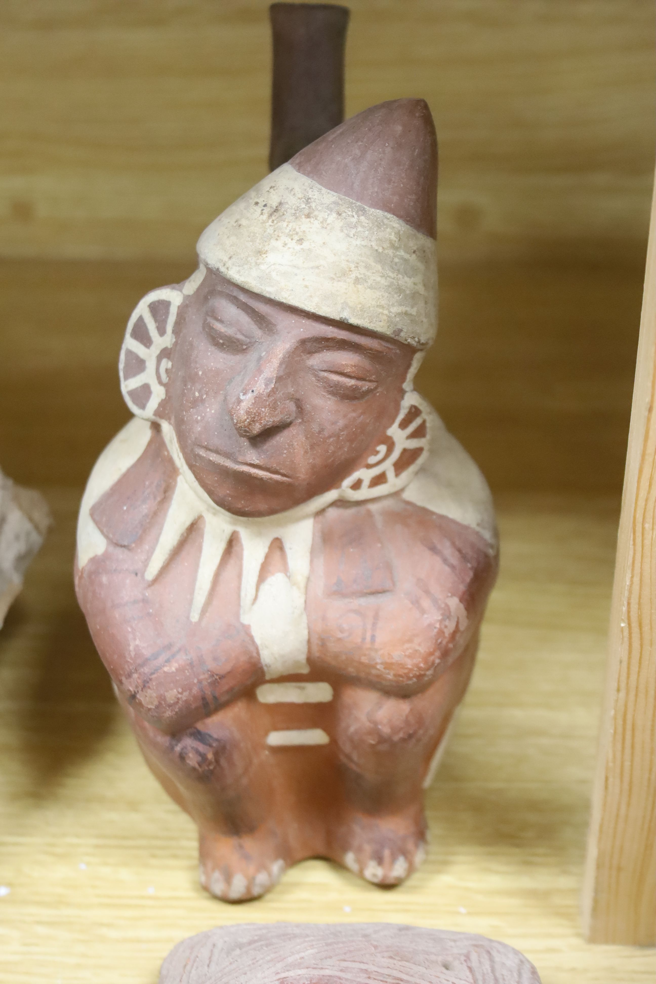 A group of South American pottery, in pre-Columbian style